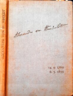 Festschrift Memorial - Alexander Von Humboldt