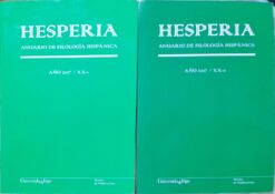 Hesperia Anuário De Biologia Hispânica 2 Volumes