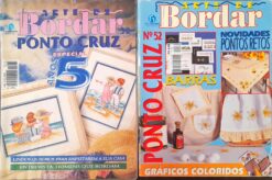 Revista Arte De Bordar Ponto Cruz Nº 32 e 52