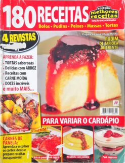 Revista Culinária Ano 1 Nº 1 180 Receitas 4 revistas