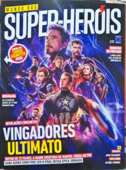 Revista Mundo Super Heróis Nº 109 Vingadores Ultimato