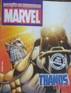 Somente Revista Thanos - Coleção Marvel Figurines Com Poster