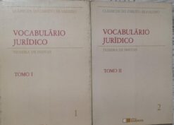 Vocabulário Jurídico Tomo 1 e 2 - Teixeira De Freitas