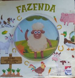 Livro Quebra-cabeça De Madeira Fazenda