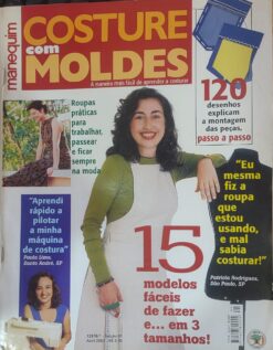 Revista Costure com Moldes Nº 1 Abril 2000 Com moldes