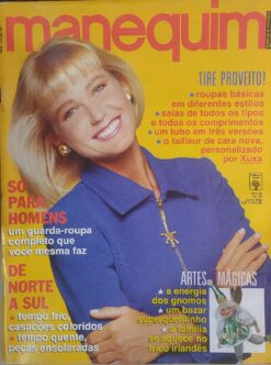 Revista Manequim Nº 381 Julho 1992 Com moldes Xuxa