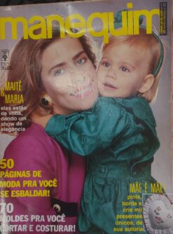 Revista Manequim Nº 389 Maio 1992 Com moldes
