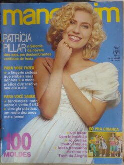 Revista Manequim Nº 392 Outubro 1991 Com moldes
