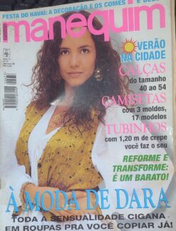 Revista Manequim Nº 433 Janeiro 1996 Com moldes