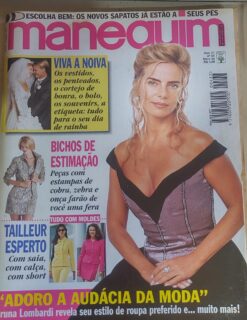 Revista Manequim Nº 437 Maio 1996 Com moldes