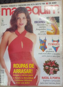 Revista Manequim Nº 444 Dezembro 1996 Com moldes