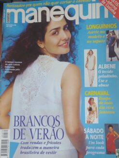 Revista Manequim Nº 470 Fevereiro 1999 Com moldes