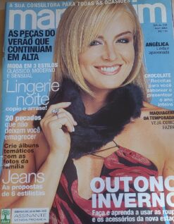 Revista Manequim Nº 532 Abril 2004 NÃO tem moldes - Angélica