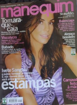 Revista Manequim Nº 555 Fevereiro 2006 Com moldes