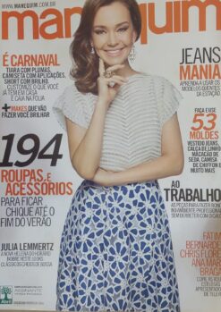 Revista Manequim Nº 659 Fevereiro 2014 Com moldes