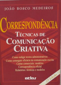 Correspondência Técnicas de Comunicação Criativa - João Bosco Medeiros
