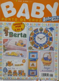 Revista Album Las Labores De Anna Nº 5 Ponto De Cruz Baby 3 Revistas