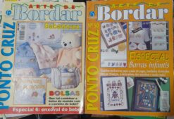 Revista Arte De Bordar Ponto Cruz Especial Nº 6 Babadores e 50