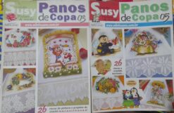 Revista Coleção Susy Pintura E Crochê Panos De Copa Nº 3 e 5