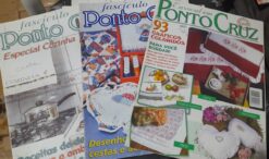 Revista Enxoval Ponto Cruz Nº 1 e Fascículo nº 3 e 10