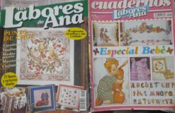 Revista Las Labores De Anna Nº 49 e Cuadernos 9 Bebé Punto De Cruz