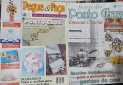Revista Pegue E Faça Ponto Cruz Nº 22 e Fascículo nº 3